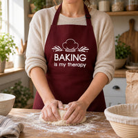Baking Is My Therapy Apron