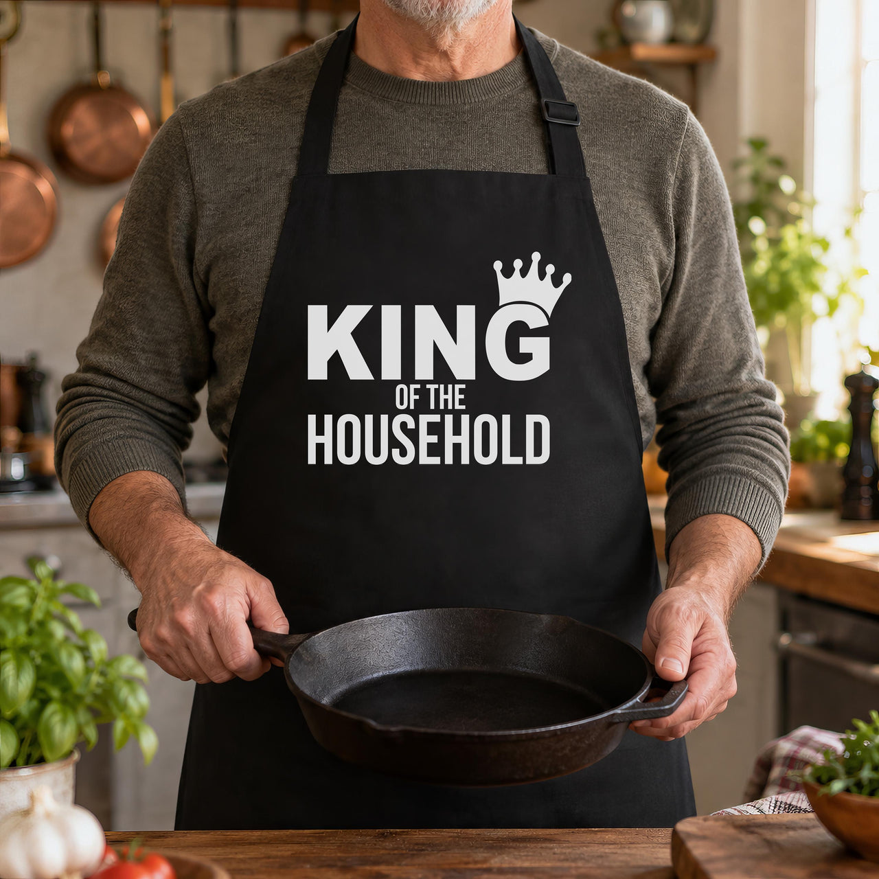 King Of The Household Apron