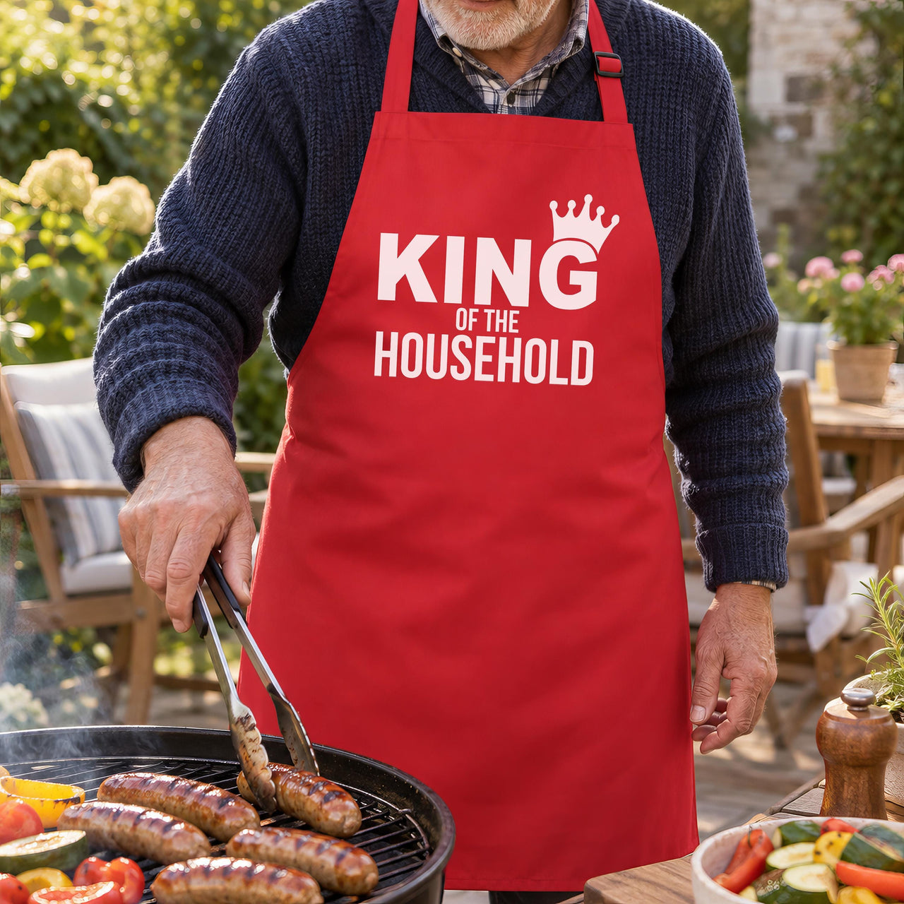 King Of The Household Apron