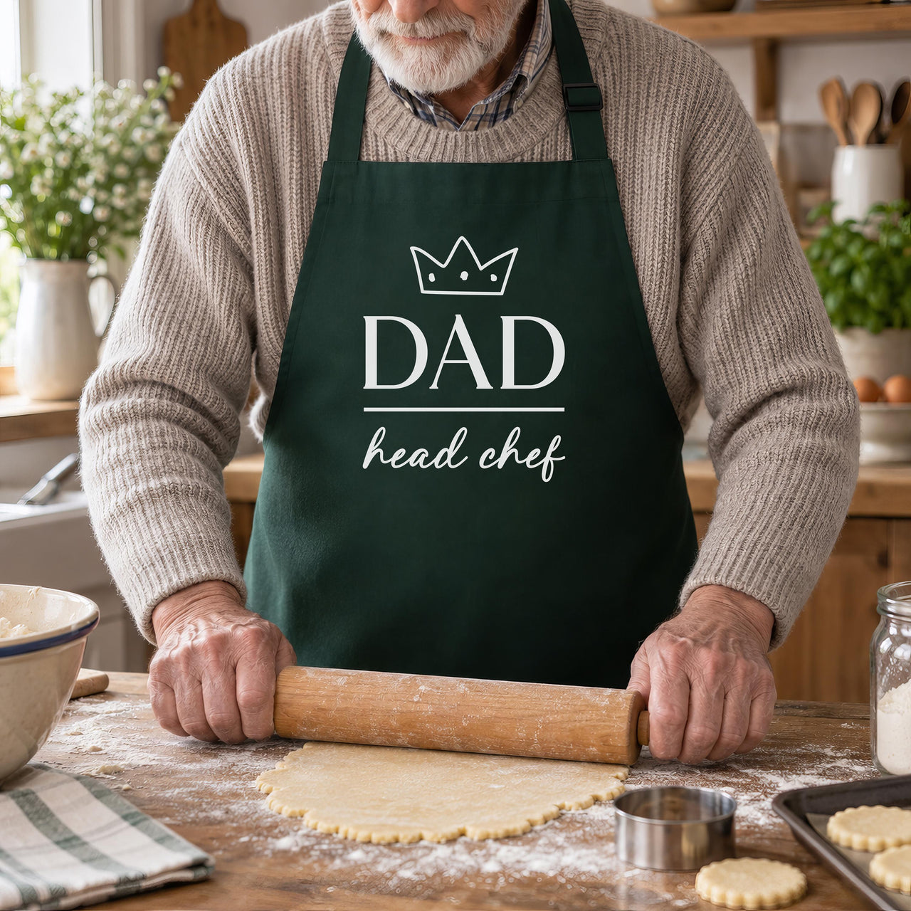 Dad Head Chef Apron