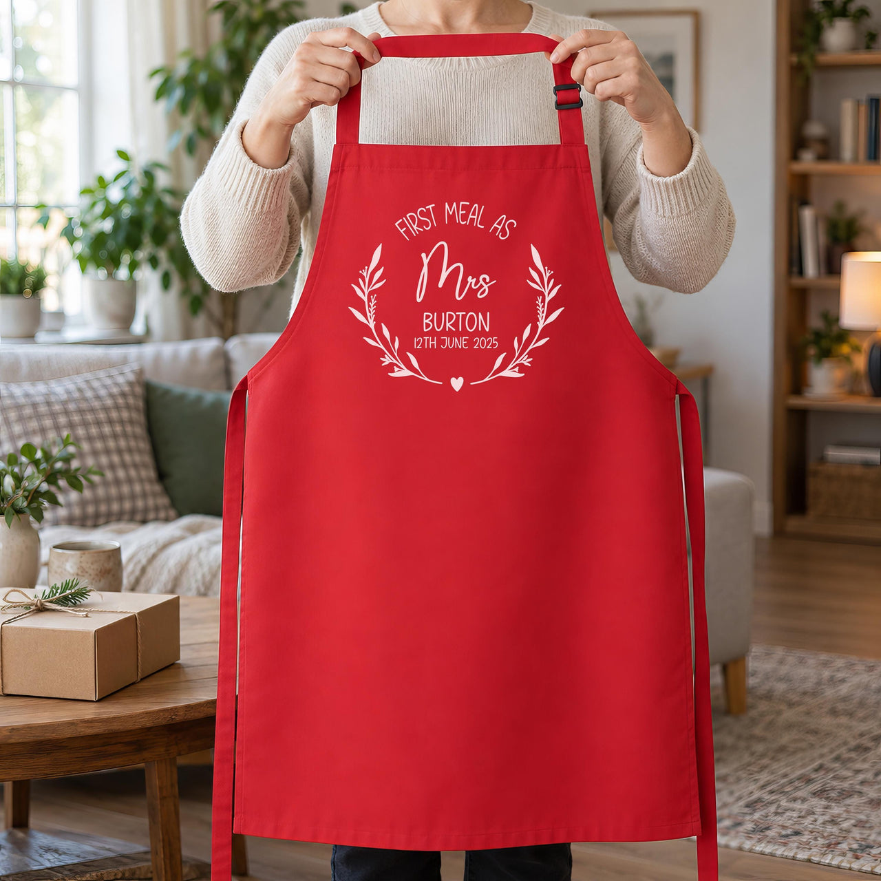 Personalised Bride or Groom Apron