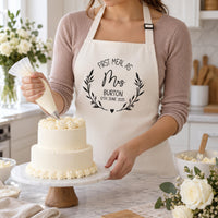 Personalised Bride or Groom Apron