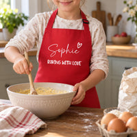 Personalised Baking With Love Apron