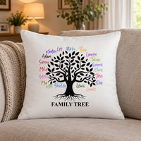 Personalised Family Tree Cushion