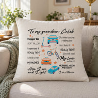 Personalised Grandson Cushion
