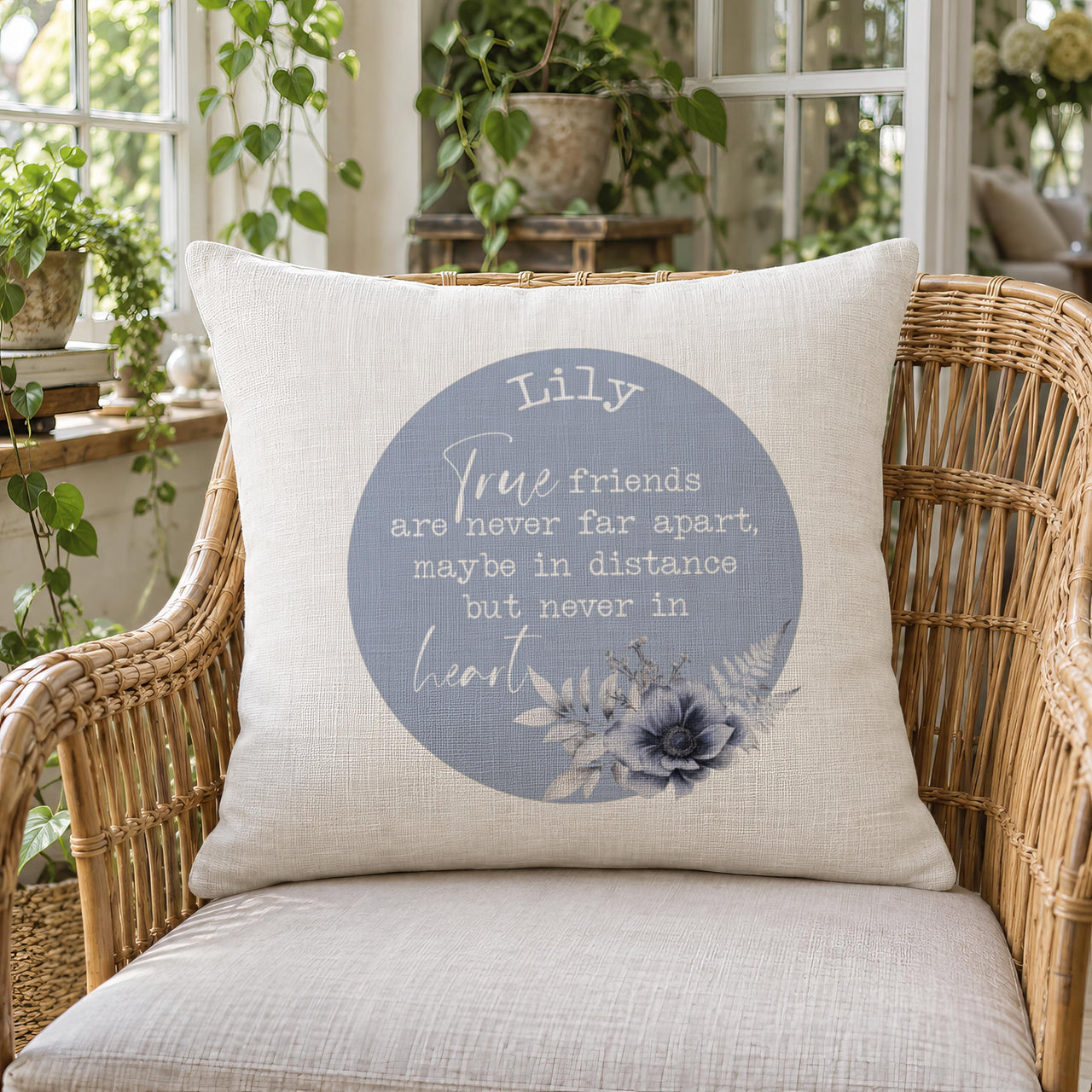 Friendship Floral Cushion Cover