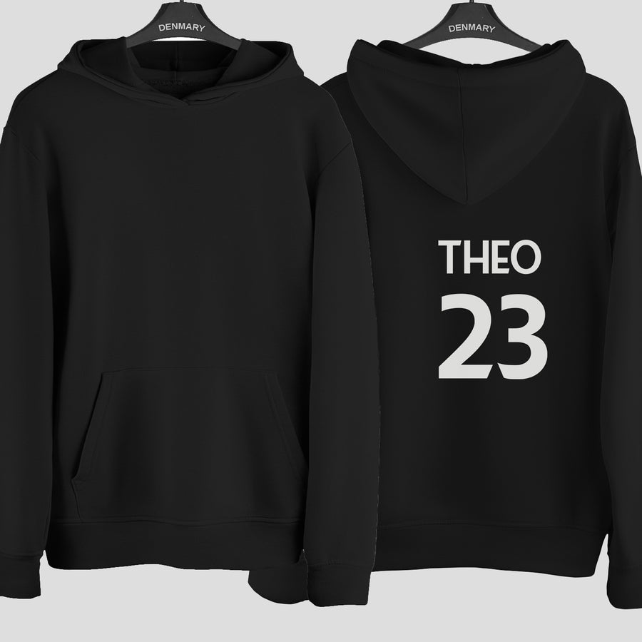 Kids Sports Kit Name Number Iron-On Transfer - photo of the finished product