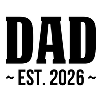 Dad Est. Iron-On Transfer, personalised