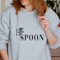 Little Spoon Iron-On Transfer shown on a hoodie