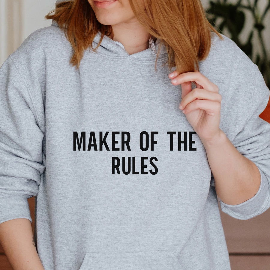 Maker Of The Rules Iron-On Transfer - Matching Family HTV Design - photo of the finished product