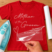 Mother Of The Groom Hen Party Iron-On Transfer