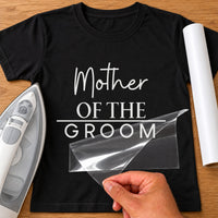 Black T-shirt with white 