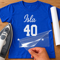 Name & Age Iron-On Transfer - Personalised 40th Birthday Design