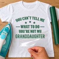 Mockup: white T-shirt with green 