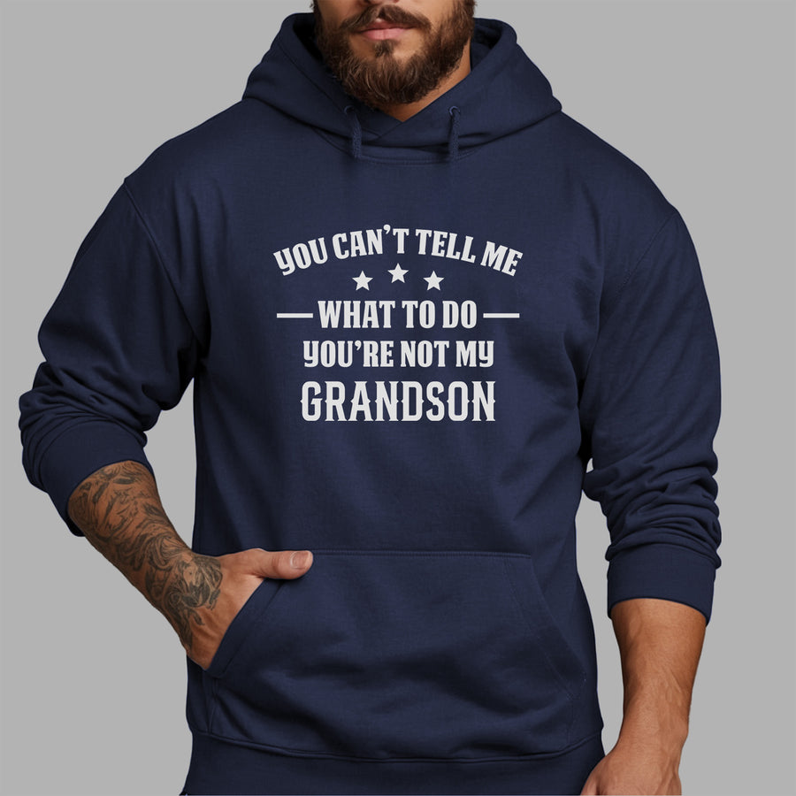 Not My Grandson Iron-On Transfer - photo of the finished product
