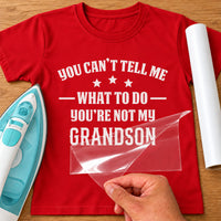 Red T-shirt mockup with white 