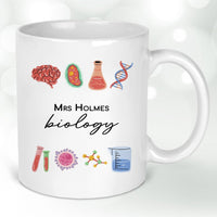 Thumbnail for Personalised Biology Teacher Mug - Appreciation Gift - Science Enthusiast - DENMARY