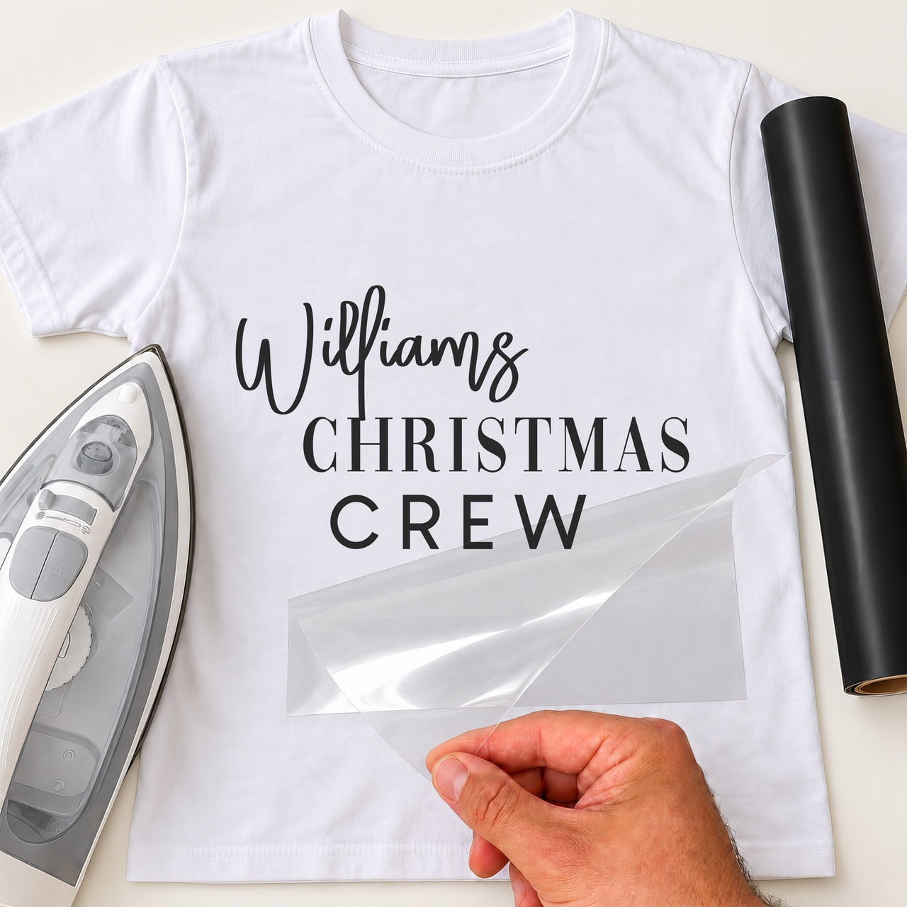 Personalised Christmas Family Iron-On Transfer