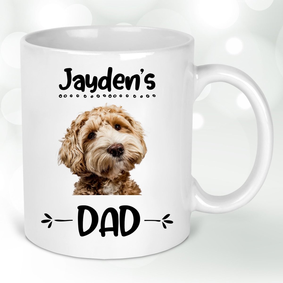 Personalised Dog Portrait Mug - Pet Owner Christmas Gift - Unique Canine Cup - DENMARY