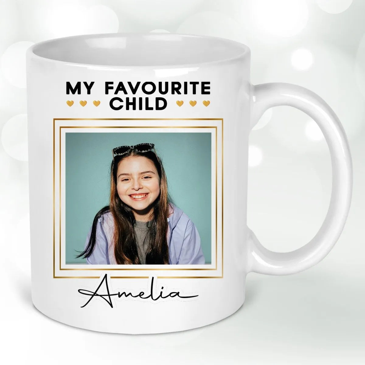 Personalised Family Joke Mug - Perfect for Mum & Dad - Custom Photo - DENMARY