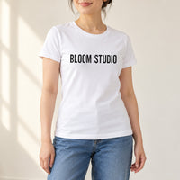 Personalised Florist Name Iron-On Transfer, shown on a white t-shirt