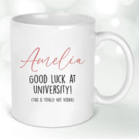 Thumbnail for Personalised Good Luck at University Mug – Funny Coffee Mug - DENMARY