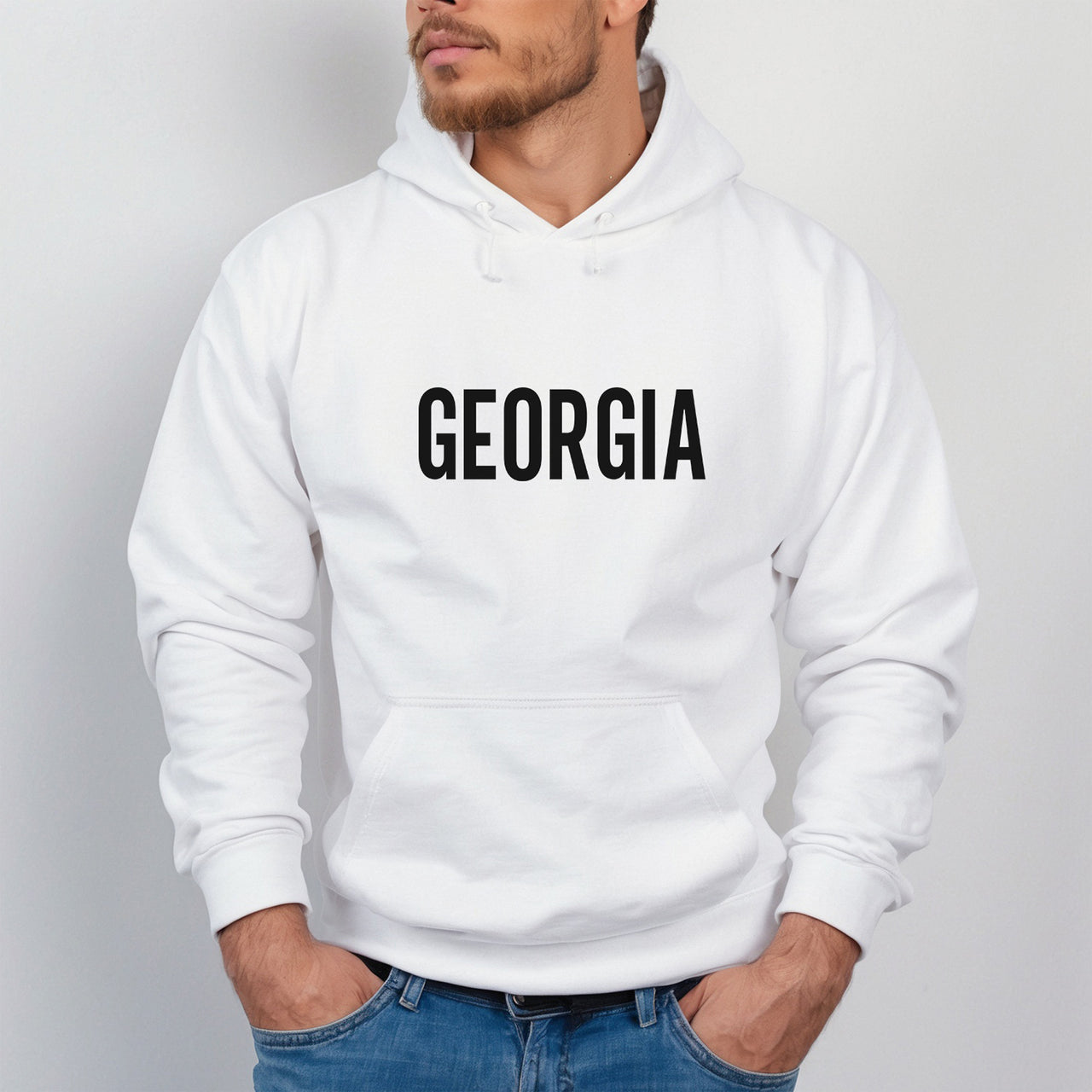 Personalised Nail Tech Name Iron-On Transfer shown on a hoodie