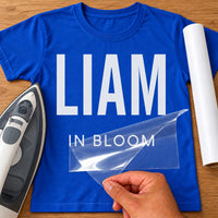 Personalised Name Iron-On Transfer - Wildflower Design