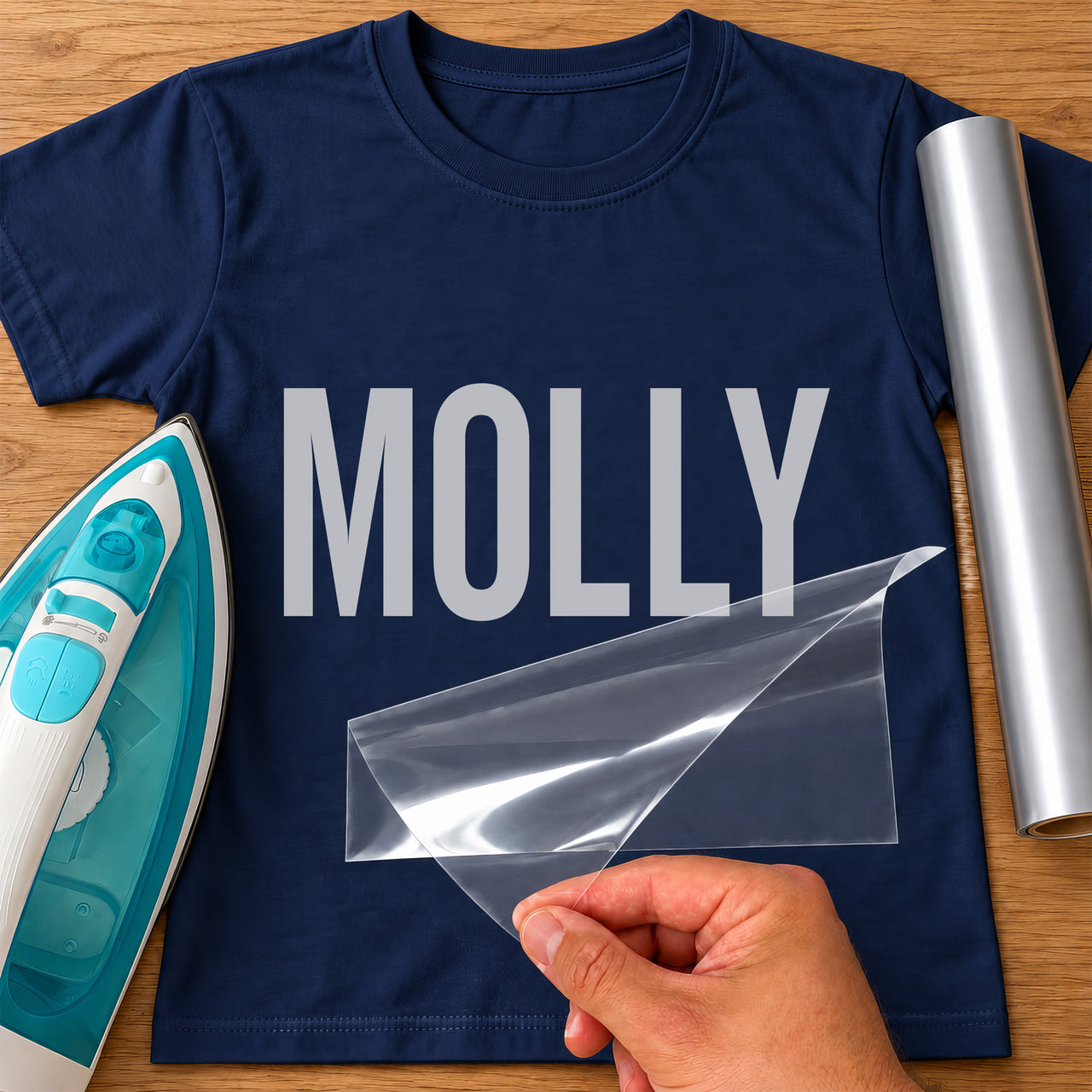 Personalised Name Script Iron-On Transfer - Custom Name HTV Design