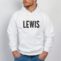 Personalised Personal Trainer Name Iron-On Transfer shown on a hoodie