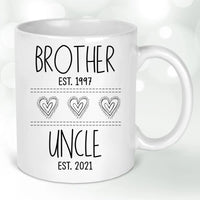 Thumbnail for Personalised Uncle Mug - New Uncle - Best Brother Gift - DENMARY