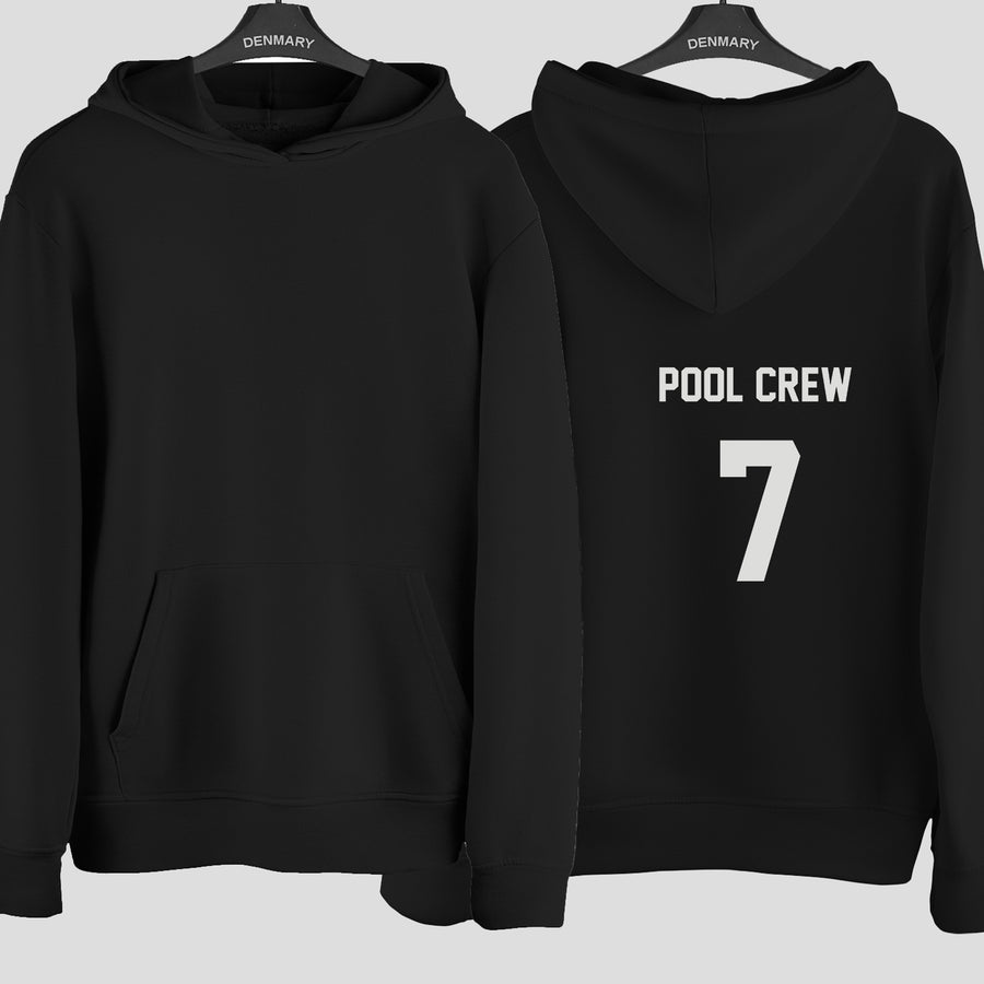 Pool Team Name & Number Iron-On Transfer - photo of the finished product