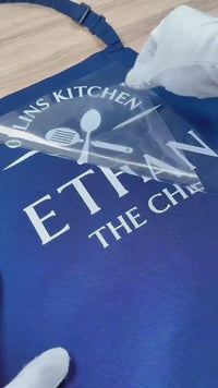 His And Hers Aprons - Custom Couple Aprons Set With Adjustable Neck Strap