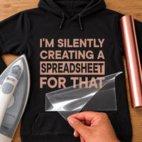 Black hoodie mockup with rose gold 