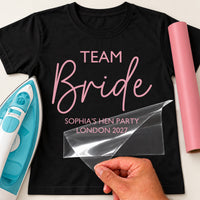 Team Bride Hen Party Iron-On Transfer