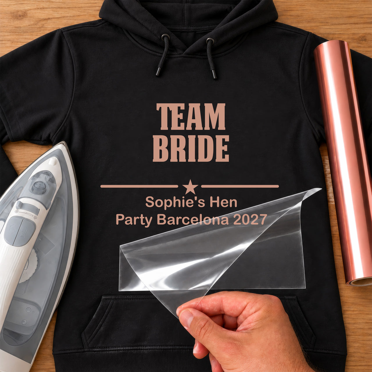 Team Bride Hen Party Iron-On Transfer | Hen Do HTV UK