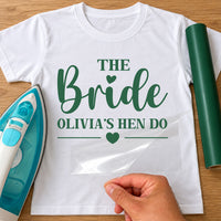 The Bride Hen Do Iron-On Transfer