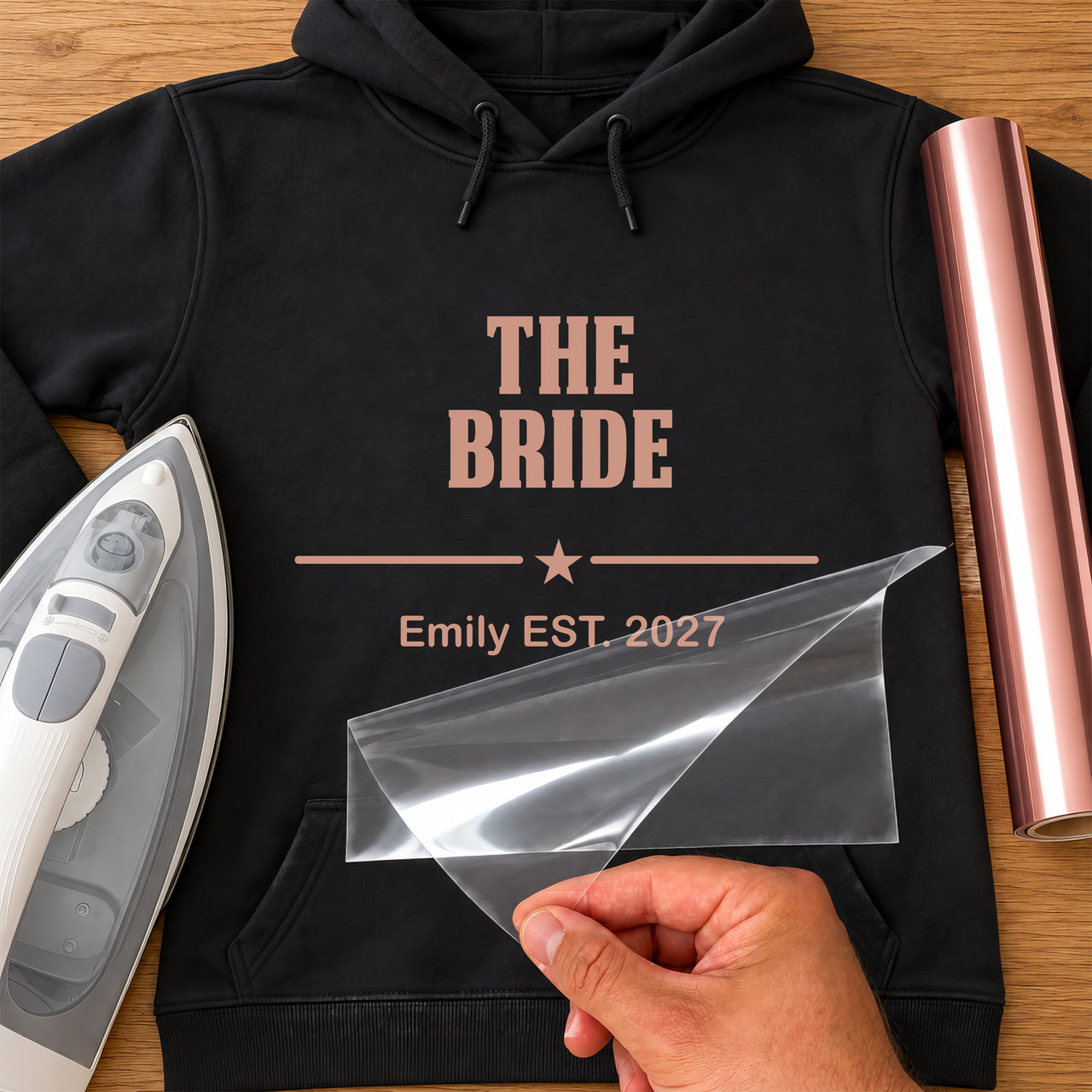 The Bride Hen Party Iron-On Transfer