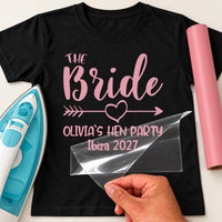 The Bride Hen Party Iron-On Transfer