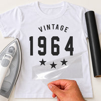 Vintage Year Iron-On Transfer | Milestone Gift HTV UK