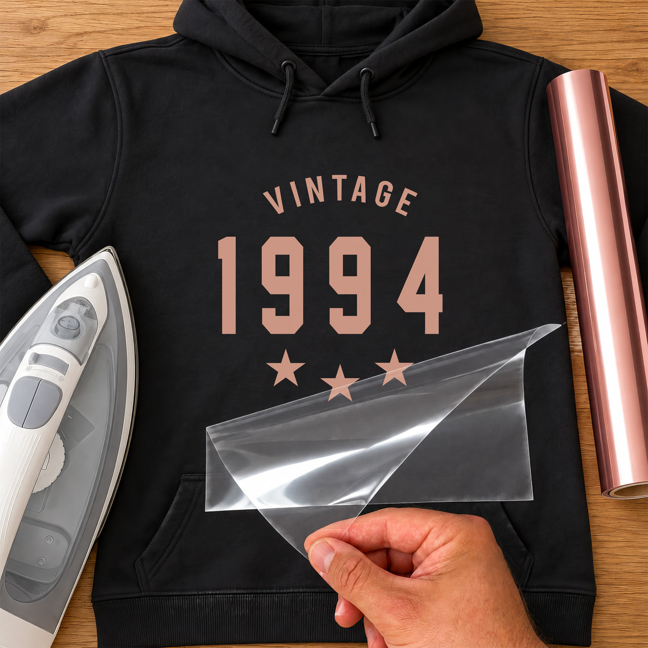 Vintage Year Iron-On Transfer | Retro Birthday HTV UK