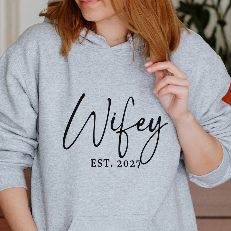Wifey Iron-On Transfer - photo of the finished product